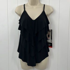 🆕NWT Miraclesuit Tankini Top Fierce Halter Black Multiple Sizes Available